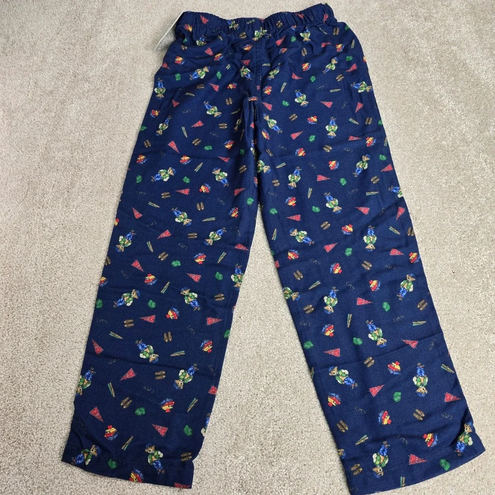 Polo Ralph‎ Lauren Boys Pajama Pants Sleepwear Blue Bear Print Size S Small New